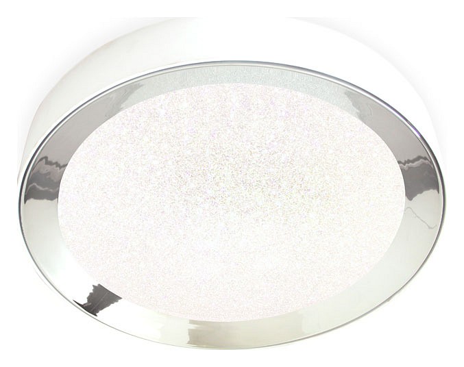 Накладной светильник Ambrella Sand FS1212 WH/CH 64W+23W D500 | Ambrella AMBRFS1212WHCH64W23WD500