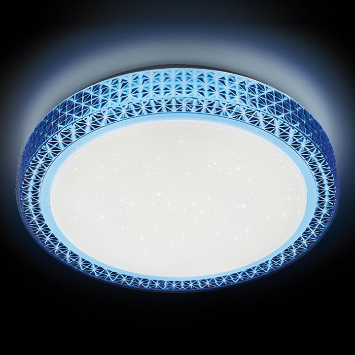 Накладной светильник Ambrella Orbital Crystal F85 BL 48W D400 | Ambrella AMBRF85BL48WD400