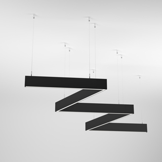 Светильник ALT-LINEAIR-ZIGZAG-90-FLAT-UPDOWN-DIM-4715x555-165W Day4000 (BK, 100 deg, 230V) (Arlight, IP20 Металл) | Arlight 033016