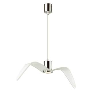 4903/1C PENDANT ODL22 333 белый/хром/стекло Подвес GU10 1*5W BIRDS | Odeon Light OL4903/1C