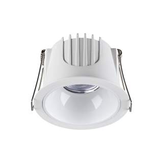 358690 SPOT NT21 462 белый Светильник встраиваемый светодиодный IP20 LED 4000К 10W 100-265V KNOF | Novotech NT358690