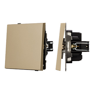 Механизм звонкового выключателя SWT-TENDO-MKR1-SFPL-GD (230V, 10A) (Arlight, -) | Arlight 054588