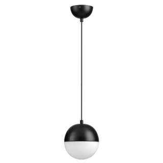 4958/1 PENDANT ODL22 345 черный/металл/белый/стекло Подвес E27 1*40W PINGA | Odeon Light OL4958/1