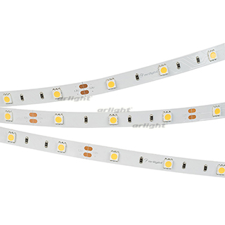 Лента RT 2-5000 12V Warm2700 (5060, 150 LED, LUX) (Arlight, 7.2 Вт/м, IP20) | Arlight 010594