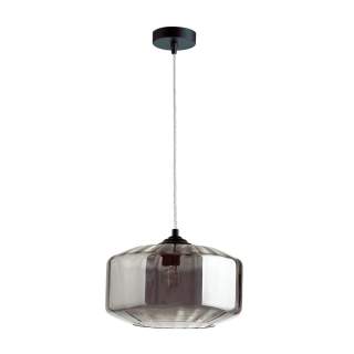 4746/1 PENDANT ODL21 487 дымчатый/черный Подвес E27 60W BINGA | Odeon Light OL4746/1