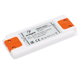 Блок питания ARV-SN12020-FLAT-H (12V, 1.67A, 20W) (Arlight, IP20 Пластик) | Arlight 022191(1)