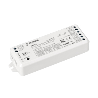 INTELLIGENT ARLIGHT Диммер SMART-PWM-102-72-MIX-PD-SUF (12-36V, 2x5A, TUYA Wi-Fi, 2.4G) (IARL, IP20 Пластик) | Arlight 034501(1)