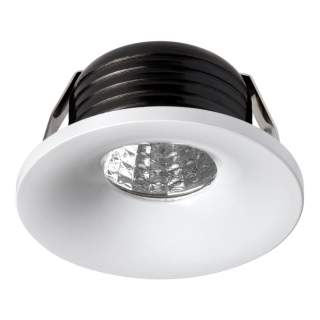 357700 SPOT NT18 293 белый Встраиваемый светильник IP20 LED 3000K 3W 160-265V DOT | Novotech NT357700