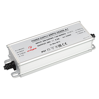 Блок питания ARPV-36200-A1 (36V, 5.55A, 200W) (Arlight, IP67 Металл) | Arlight 035966