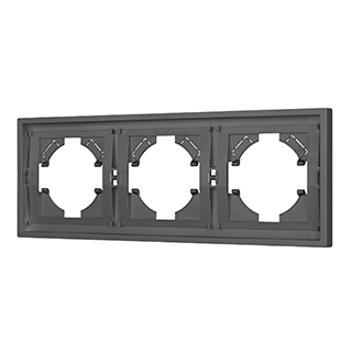 Рамка пластиковая FRM-TENDO-SFPL-3-GR (Arlight, -) | Arlight 054652