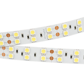 Лента RT 2-5000 24V White6000 2x2 (5060, 600 LED, LUX) (Arlight, 28.8 Вт/м, IP20) | Arlight 011256(1)