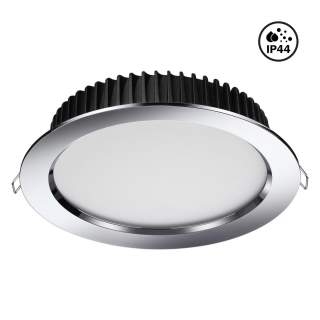 358305 SPOT NT19 264 хром Встраиваемый св-к (драйвер в комплект не входит) IP44 LED3000K 20W DRUM | Novotech NT358305