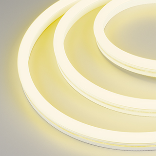 Лента герметичная WAVE-SIDE-A120-12x25mm 230V Yellow (12 W/m, IP67, 50m, wire x2) (Arlight, Грибовидная форма) | Arlight 051937