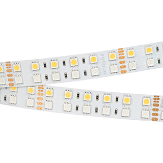 Лента RT 2-5000 24V RGB-White 2x2 (5060, 720 LED, LUX) (Arlight, 32 Вт/м, IP20) | Arlight 011823(1)