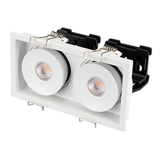 Светильник CL-SIMPLE-S148x80-2x9W Warm3000 (WH, 45 deg) (Arlight, IP20 Металл) | Arlight 026876