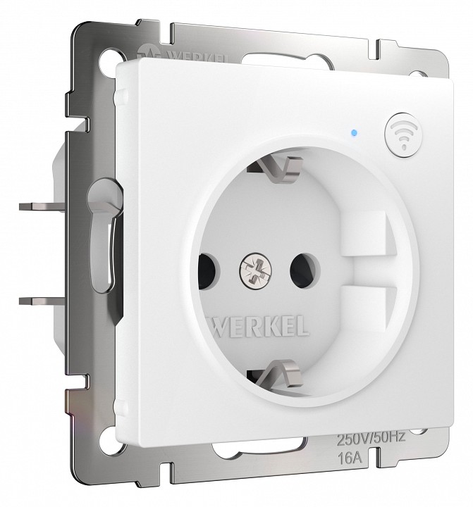 Розетка с заземлением и со шторками, без рамки с Wi-Fi Werkel белый W1171601 | Werkel WRKa056417