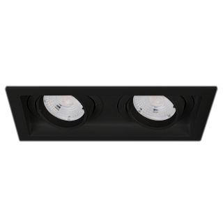 Светильник MS-VORTEX-BUILT-S170x90-2x12W Warm3000 (BK-BK, 40 deg, 230V) (Arlight, IP20 Металл) | Arlight 058437