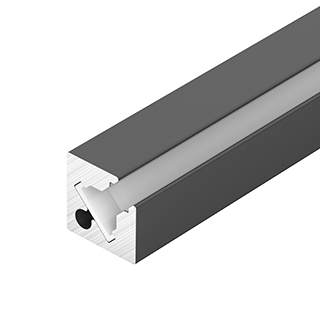 Профиль с экраном SL-KANT-H10-SQUARE-2000 IRON GREY (Arlight, Алюминий+пластик) | Arlight 055325