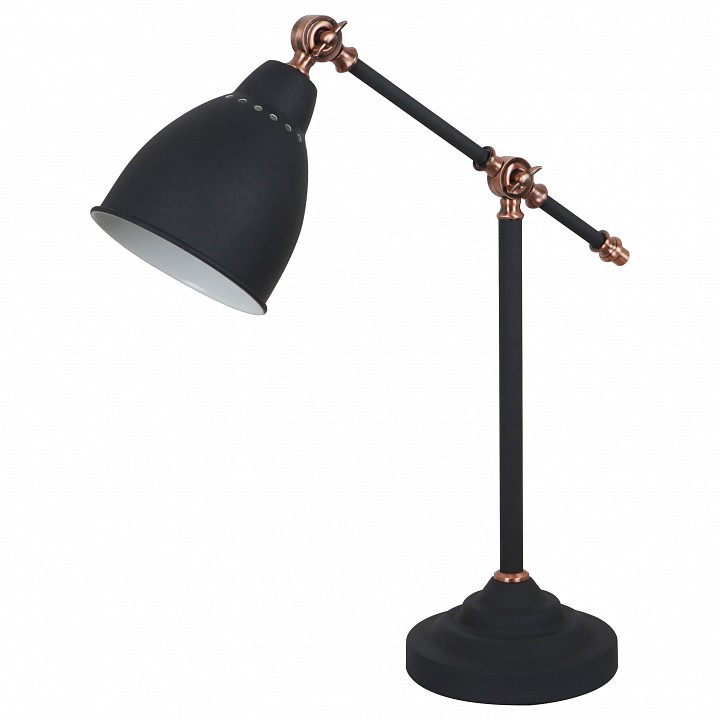 Настольная лампа офисная Arte Lamp Braccio A2054LT-1BK | Arte Lamp ARA2054LT-1BK