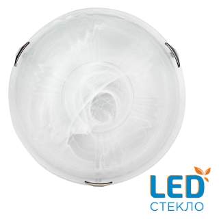 7601/DL SNOK SN Светильник стекло/белое/хром LED 48Вт 4000K D405 IP20 LUFE | Sonex SN7601/DL