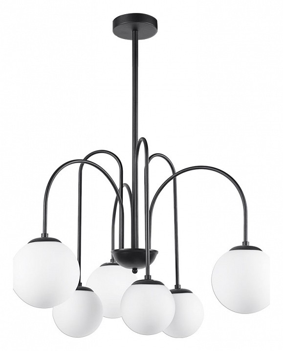 Люстра на штанге Arte Lamp Mebsuta A1675LM-6BK | Arte Lamp ARA1675LM-6BK