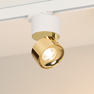 Светильник SP-PLURIO-TRACK-4TR-R77-9W Warm3000 (WH-BRS, 36 deg, 230V) (Arlight, IP20 Металл) | Arlight 038114