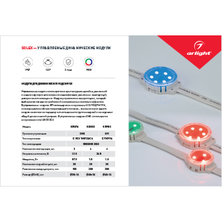 Буклет СВЕТОДИОДНЫЕ МОДУЛИ (Arlight, -) | Arlight 029345