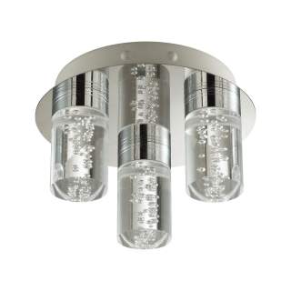 4599/15CL VINTAGE 000 никель Светильник потолочный IP44 LED 3*5W 4000K 220V TERRENCE | Lumion LN4599/15CL