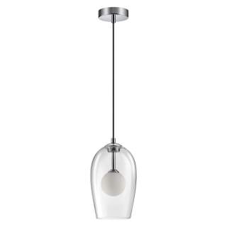 4952/1 PENDANT ODL22 339 хром/ белый/прозрачный/стекло Подвес G9 1*40W LOSTAR | Odeon Light OL4952/1