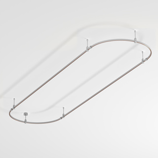 Основание ART-APRIORI-OVAL-ROD-200-3000x1000 (TN) (Arlight, IP20 Металл) | Arlight 050196