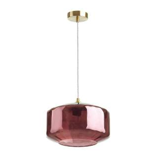 4782/1 PENDANT ODL21 487 бордовый/бронзовый Подвес E27 60W BINGA | Odeon Light OL4782/1