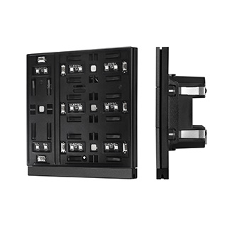 INTELLIGENT ARLIGHT Механизм панели KNX-304-22-IN Black (Bus) (IARL, IP20 Пластик) | Arlight 051688