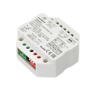 Диммер SMART-D12-DIM-PUSH-VR (12-48V, 1x6A, 2.4G) (Arlight, IP20 Пластик) | Arlight 028290