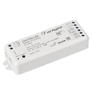 Контроллер SMART-K13-SYNC (12-24V, 4x3A, 2.4G) (Arlight, IP20 Пластик) | Arlight 023821