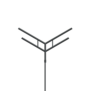 Кронштейн OXOR-SY4-3000x76-L1500 BLACK (Arlight, Сталь) | Arlight 051664