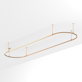Основание ART-APRIORI-OVAL-ROD-400-4000x1000 (GD) (Arlight, IP20 Металл) | Arlight 054529