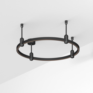 Основание ART-APRIORI-ROUND-ROD-200-R600 (BK) (Arlight, IP20 Металл) | Arlight 048494