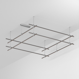 Основание ART-APRIORI-QUADRAT-2-ROD-400-2000x2000 (TN) (Arlight, IP20 Металл) | Arlight 050207