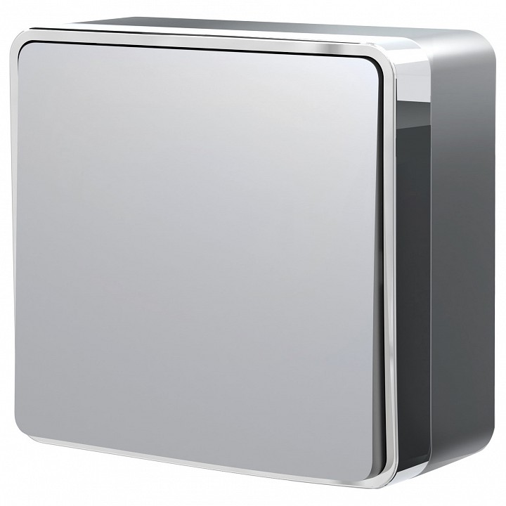 Выключатель одноклавишный Werkel Gallant (серебряный) W5010006 | Werkel WRKa052765