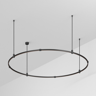 Основание ART-APRIORI-ROUND-ROD-800-R1800 (BK) (Arlight, IP20 Металл) | Arlight 048499