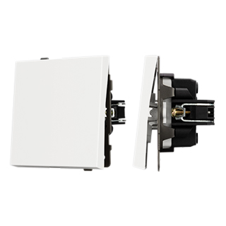 Механизм выключателя одноклавишный проходной SWT-TENDO-MKP1-SFPL-WH (230V, 10A) (Arlight, -) | Arlight 054582