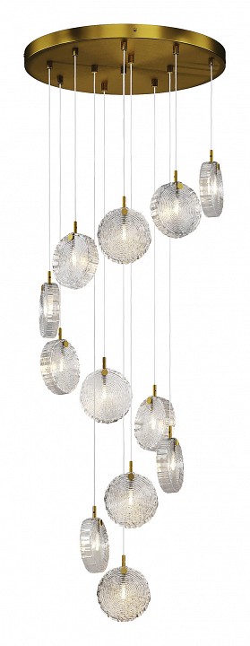 Подвесная люстра Maytoni Frozen MOD254PL-12BS | Maytoni MYMOD254PL-12BS