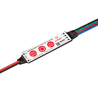 Контроллер SMART-MINI-RGB (12-24V, 3x1.5A) (Arlight, IP20 Пластик) | Arlight 031606