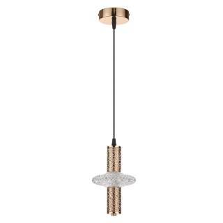 8009/6L LEDIO LN25 золото/прозрачный металл/акрилл Подвес LED 6W 220V 4000K CRISTIE | Lumion LN8009/6L