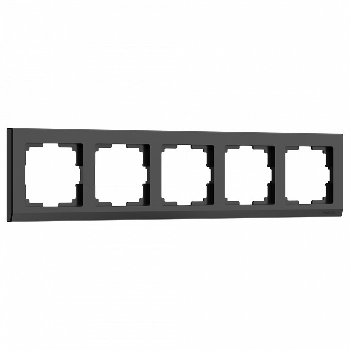 Рамка на 5 постов Werkel Stark (черный) W0051808 | Werkel WRKa050926
