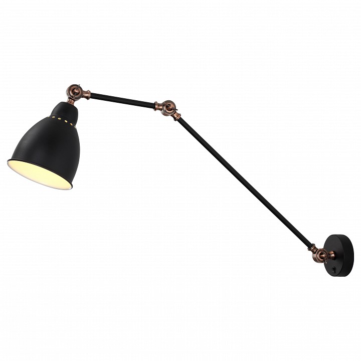 Бра Arte Lamp Braccio A2055AP-1BK | Arte Lamp ARA2055AP-1BK