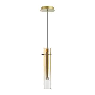 5062/5LB PENDANT ODL24 453 золотой/янтарный/металл/стекло Подвес LED 5W 3000K SHINY | Odeon Light OL5062/5LB