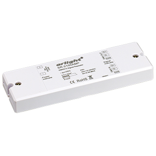 Усилитель DMX-сигнала SR-2100AMP (12-24V, 1CH) (Arlight, IP20 Пластик) | Arlight 019460