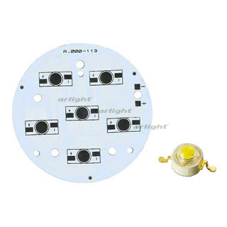 Плата D75-6E MONO Emitter (6x LED, A.000-113) (Turlens, -) | Arlight 027728