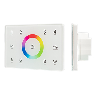 Панель Sens SMART-P85-RGBW White (230V, 4 зоны, 2.4G) (Arlight, IP20 Пластик) | Arlight 028404